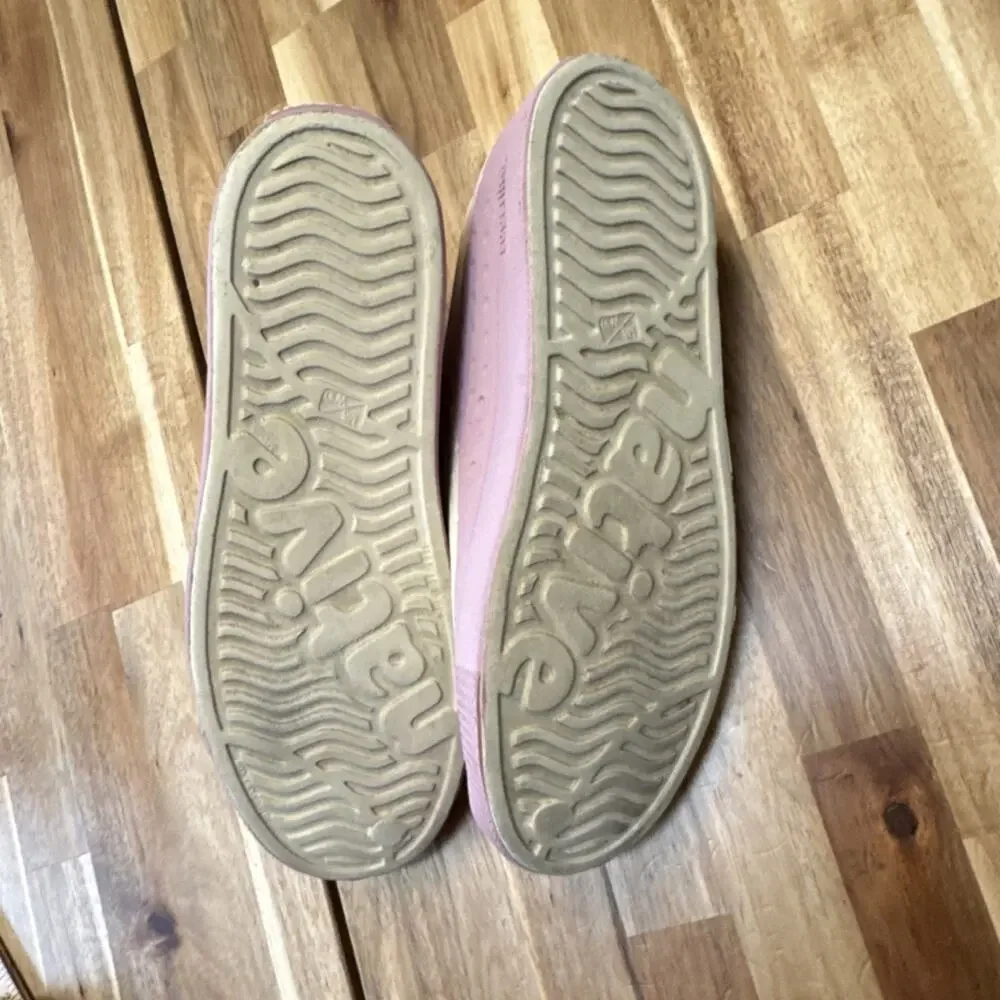 Native Jefferson White Pink‎ Unisex Slip-On Rubber US W 10 M8 Low Top